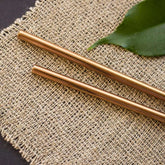 MyOnearth Copper Straw With Cleaner ( 2 straw with 1 cleaner)